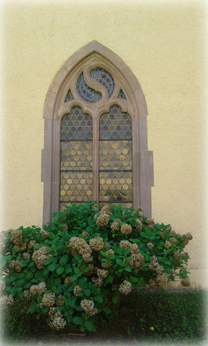 Klosterfenster Yin Yang